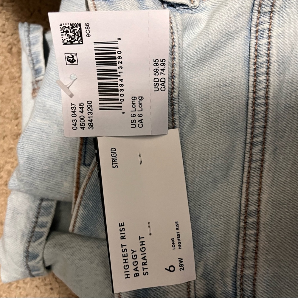 AE Strigid Highest Waist Crossover
Baggy Straight Jean - Picture 3 of 4